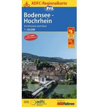Radkarten ADFC-Regionalkarte Bodensee-Hochrhein von Konstanz nach Basel, 1:60.000, reiß- und wetterfest, GPS-Tracks Download KOMPASS freytag & berndt