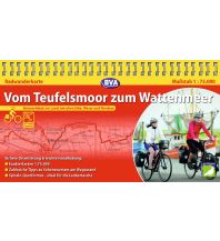 Kompakt-Spiralo BVA Vom Teufelsmoor zum Wattenmeer Naturerlebnis im Land zwischen Elbe, Weser und Nordsee Radwanderkarte 1:75.000 KOMPASS freytag & berndt