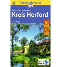 Radwanderkarte BVA Radwandern im Kreis Herford 1:50.000, reiß- und wetterfest, GPS-Tracks Download KOMPASS freytag & berndt