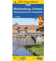 Radkarten Deutschland ADFC-Regionalkarte Mecklenburgische Schweiz Vorpommersche Flusslandschaft, 1:75.000 BVA BikeMedia