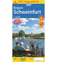 Radkarten Deutschland ADFC-Regionalkarte Schweinfurt, 1:50.000, reiß- und wetterfest, GPS-Tracks Download KOMPASS freytag & berndt