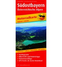 Straßenkarten Deutschland Südostbayern - Österreichische Alpen, Motorradkarte 1:200.000 KOMPASS freytag & berndt