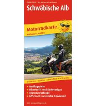 Road Maps Germany Schwäbische Alb, Motorradkarte 1:200.000 Freytag-Berndt und ARTARIA