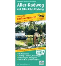 Radkarten Deutschland Aller-Radweg, Radtourenkarte 1:50.000 KOMPASS freytag & berndt