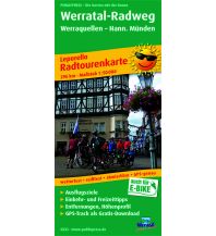 Radkarten Deutschland Werratal-Radweg, Radtourenkarte 1:50.000 KOMPASS freytag & berndt