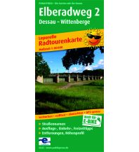 Radkarten Deutschland Elberadweg 2, Dessau - Wittenberge, Radtourenkarte 1:50.000 KOMPASS freytag & berndt