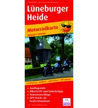 Motorradkarten Deutschland Lüneburger Heide, Motorradkarte 1:200.000 KOMPASS freytag & berndt