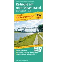 Radkarten Deutschland Radroute am Nord-Ostsee-Kanal, Radtourenkarte 1:50.000 KOMPASS freytag & berndt
