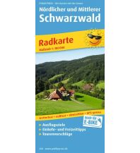 Radkarten Deutschland Nördlicher und Mittlerer Schwarzwald, Radkarte 1:100.000 KOMPASS freytag & berndt