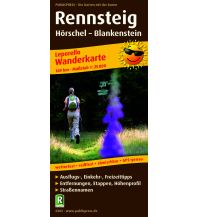 Wanderkarten Deutschland Rennsteig, Wanderkarte 1:25.000 KOMPASS freytag & berndt