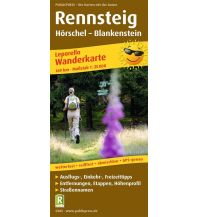 Hiking Maps Germany Rennsteig, Wanderkarte 1:25.000 Freytag-Berndt und ARTARIA