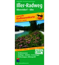 Radkarten Deutschland Iller-Radweg, Radtourenkarte 1:50.000 KOMPASS freytag & berndt