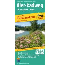 Radkarten Deutschland Iller-Radweg, Radtourenkarte 1:50.000 KOMPASS freytag & berndt