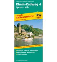 Radkarten Deutschland Rhein-Radweg 4, Speyer - Köln, Radtourenkarte 1:50.000 Freytag-Berndt und ARTARIA