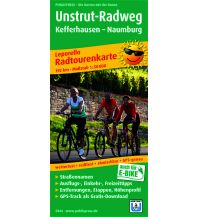 Radkarten Deutschland Unstrut-Radweg, Radtourenkarte 1:50.000 KOMPASS freytag & berndt