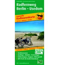 Radkarten Deutschland Radfernweg Berlin - Usedom 1:50.000, Leporello Radtourenkarte KOMPASS freytag & berndt