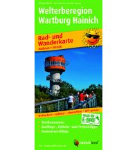 Radkarten Deutschland Welterberegion Wartburg Hainich, Rad- und Wanderkarte 1:50.000 KOMPASS freytag & berndt