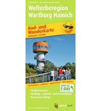 Radkarten Deutschland Welterberegion Wartburg Hainich, Rad- und Wanderkarte 1:50.000 KOMPASS freytag & berndt
