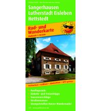 Radkarten Deutschland Sangerhausen - Lutherstadt Eisleben - Hettstedt, Rad- und Wanderkarte 1:50.000 KOMPASS freytag & berndt