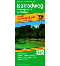 Radkarten Österreich Isarradweg, Radtourenkarte 1:50.000 KOMPASS freytag & berndt
