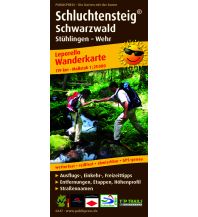 Weitwandern Schluchtensteig - Schwarzwald, Wanderkarte 1:25.000 KOMPASS freytag & berndt