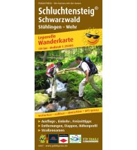 Weitwandern Schluchtensteig - Schwarzwald, Wanderkarte 1:25.000 KOMPASS freytag & berndt