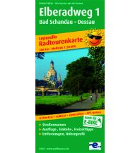 Radkarten Deutschland Elberadweg 1, Bad Schandau - Dessau, Radtourenkarte 1:50.000 KOMPASS freytag & berndt