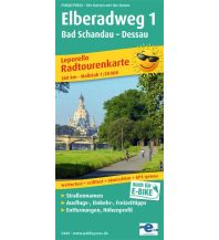Radkarten Deutschland Elberadweg 1, Bad Schandau - Dessau, Radtourenkarte 1:50.000 KOMPASS freytag & berndt