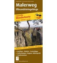 Hiking Maps Germany Malerweg - Elbsandsteingebirge, Wanderkarte 1:25.000 Freytag-Berndt und ARTARIA