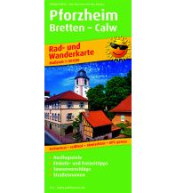 Wanderkarten Schwarzwald - Schwäbische Alb Pforzheim, Rad- und Wanderkarte 1:50.000 KOMPASS freytag & berndt