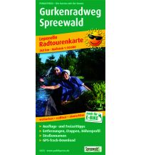 Radkarten Deutschland Gurkenradweg Spreewald, Radtourenkarte 1:50.000 KOMPASS freytag & berndt