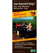 Wanderkarten Deutschland Saar-Hunsrück-Steig 1, Wanderkarte 1:25.000 KOMPASS freytag & berndt