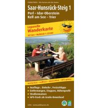 Hiking Maps Germany Saar-Hunsrück-Steig 1, Wanderkarte 1:25.000 Freytag-Berndt und ARTARIA