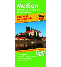 Radkarten Deutschland Meißen, Rad- und Wanderkarte 1:30.000 KOMPASS freytag & berndt