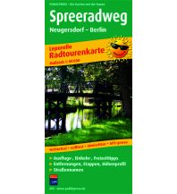 Radkarten Deutschland Spreeradweg, Radtourenkarte 1:50.000 KOMPASS freytag & berndt
