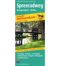 Radkarten Deutschland Spreeradweg, Radtourenkarte 1:50.000 KOMPASS freytag & berndt