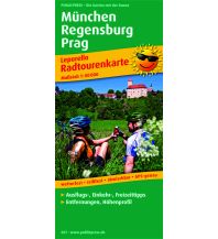 Radkarten Tschechien München - Regensburg - Prag KOMPASS freytag & berndt
