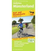 Wanderkarten Deutschland Südliches Münsterland, Rad- und Wanderkarte 1:50.000 KOMPASS freytag & berndt