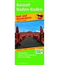 Radkarten Deutschland Rastatt - Baden-Baden, Rad- und Wanderkarte 1:50.000 KOMPASS freytag & berndt