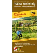 Wanderkarten Deutschland Pfälzer Weinsteig, Wanderkarte 1:25.000 KOMPASS freytag & berndt