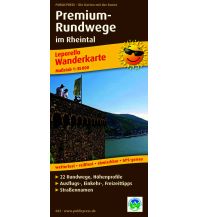Wanderkarten Deutschland Premium-Rundwege im Rheintal, Wanderkarte 1:35.000 KOMPASS freytag & berndt
