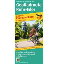 Radkarten Deutschland GeoRadroute Ruhr-Eder, Radtourenkarte 1:50.000 KOMPASS freytag & berndt