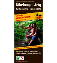 Wanderkarten Deutschland Nibelungensteig, Wanderkarte 1:25.000 KOMPASS freytag & berndt