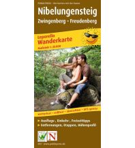 Wanderkarten Deutschland Nibelungensteig, Wanderkarte 1:25.000 KOMPASS freytag & berndt