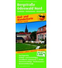 Radkarten Deutschland Bergstraße - Odenwald Nord, Rad- und Wanderkarte 1:50.000 KOMPASS freytag & berndt