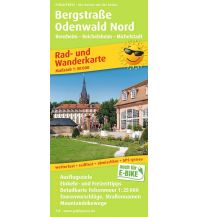 Radkarten Deutschland Bergstraße - Odenwald Nord, Rad- und Wanderkarte 1:50.000 KOMPASS freytag & berndt