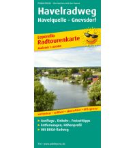 Radkarten Deutschland Havelradweg, Von der Quelle bis zur Mündung Freytag-Berndt und ARTARIA