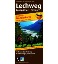Weitwandern Wanderkarte 0728, Lechweg 1:25.000 KOMPASS freytag & berndt