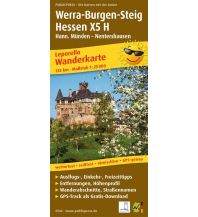Wanderkarten Deutschland Werra-Burgen-Steig Hessen X5 H, Wanderkarte 1:25.000 KOMPASS freytag & berndt