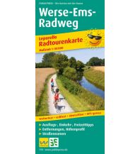 Radkarten Deutschland Werse-Ems-Radweg, Radtourenkarte 1:50.000 KOMPASS freytag & berndt